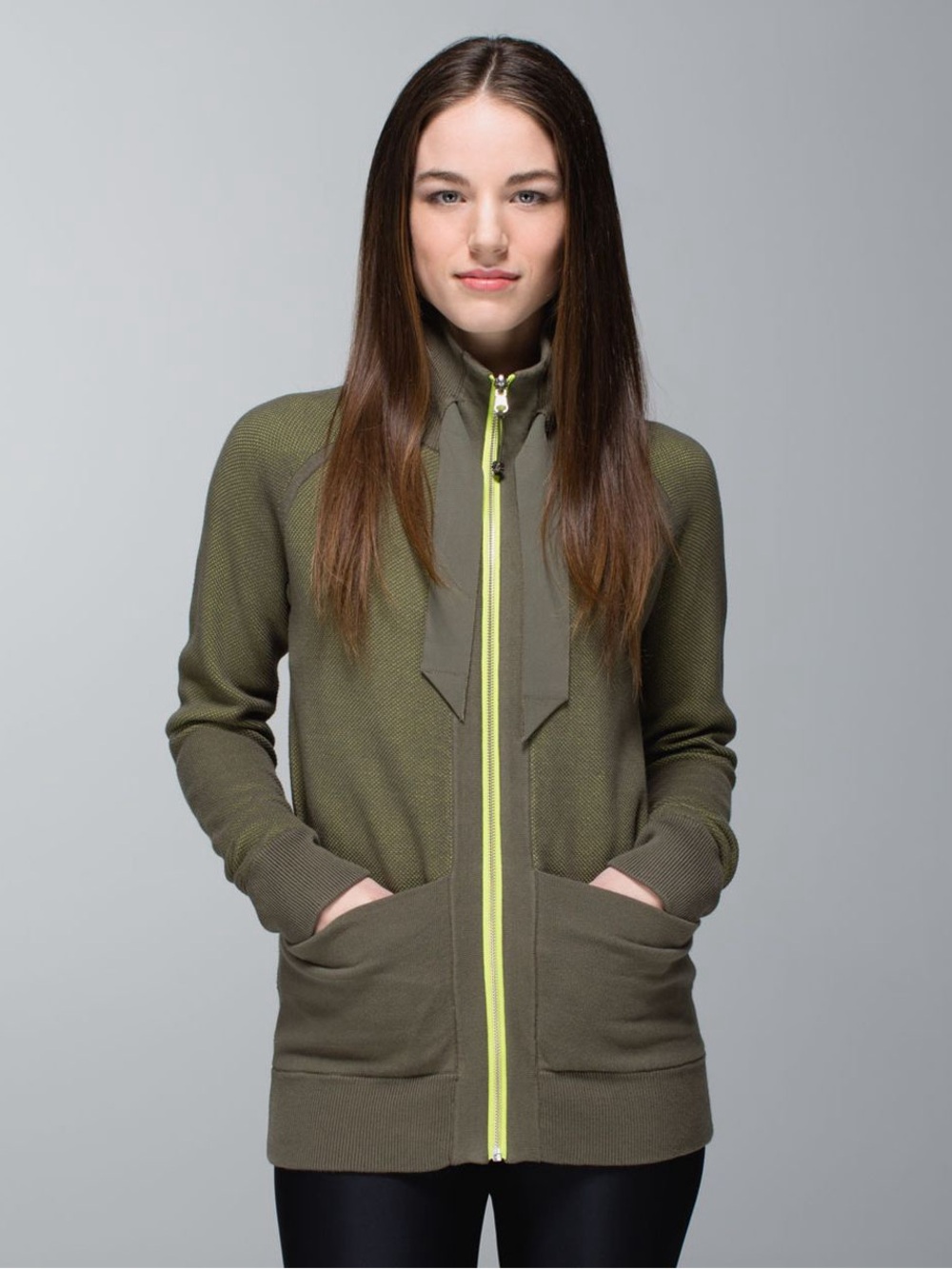 Lululemon Post Savasana Jacket Fatigue Green / Antidote
